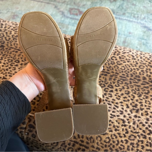 Marc Fisher Sadel Platform Heels Sz 9.5 - Picture 9 of 9